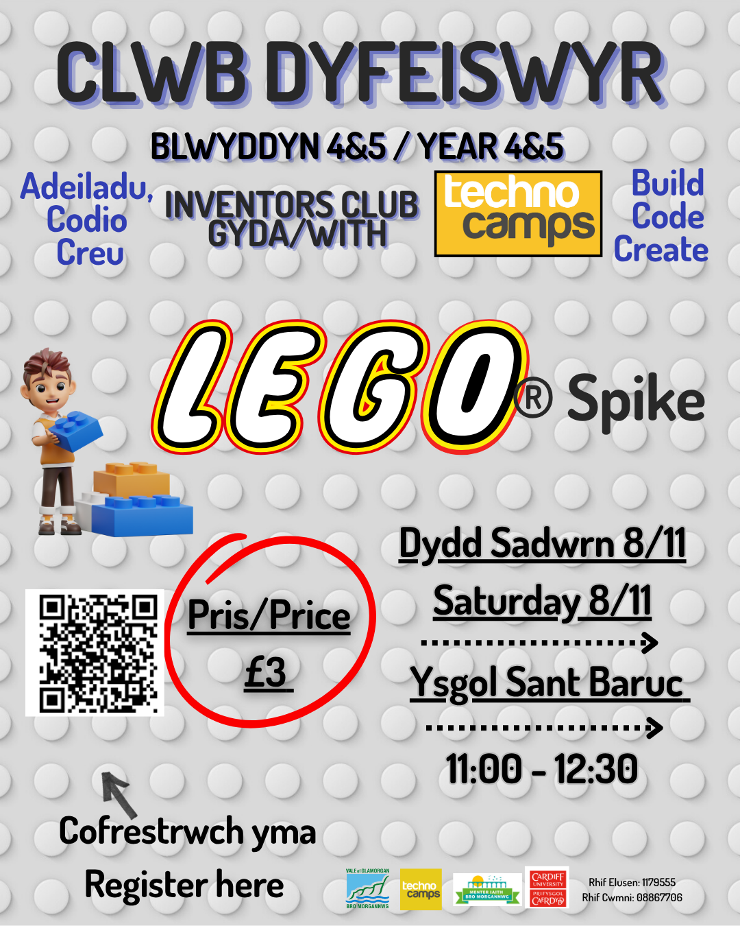 Lego Spike (Clwb Dyfeiswyr) Blwyddyn 4&5